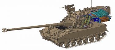 米陸軍は最新の自走砲ERCAの自動装填装置をテスト