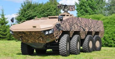 陸上自衛隊の次期装輪装甲車”パトリア AMV XP”