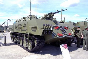 ロシアの新しい地雷設置車輛Kleshch-G