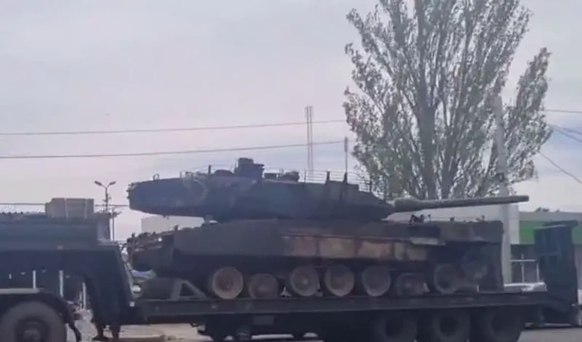 ロシア軍、ウクライナ軍のレオパルト2A6戦車を鹵獲